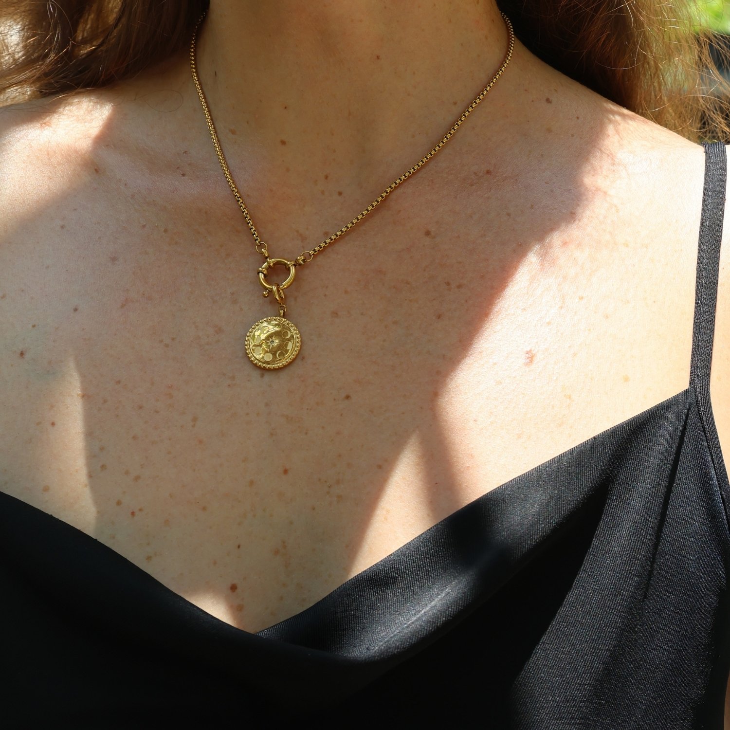 MOON Charm Gold