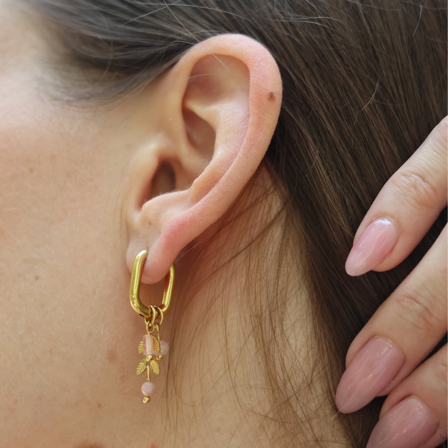 MARY Gold/Rose Huggie (waterproof)