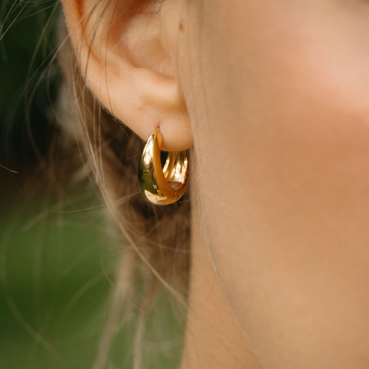 CHARLOTTE Creolen | Ohrring Gold
