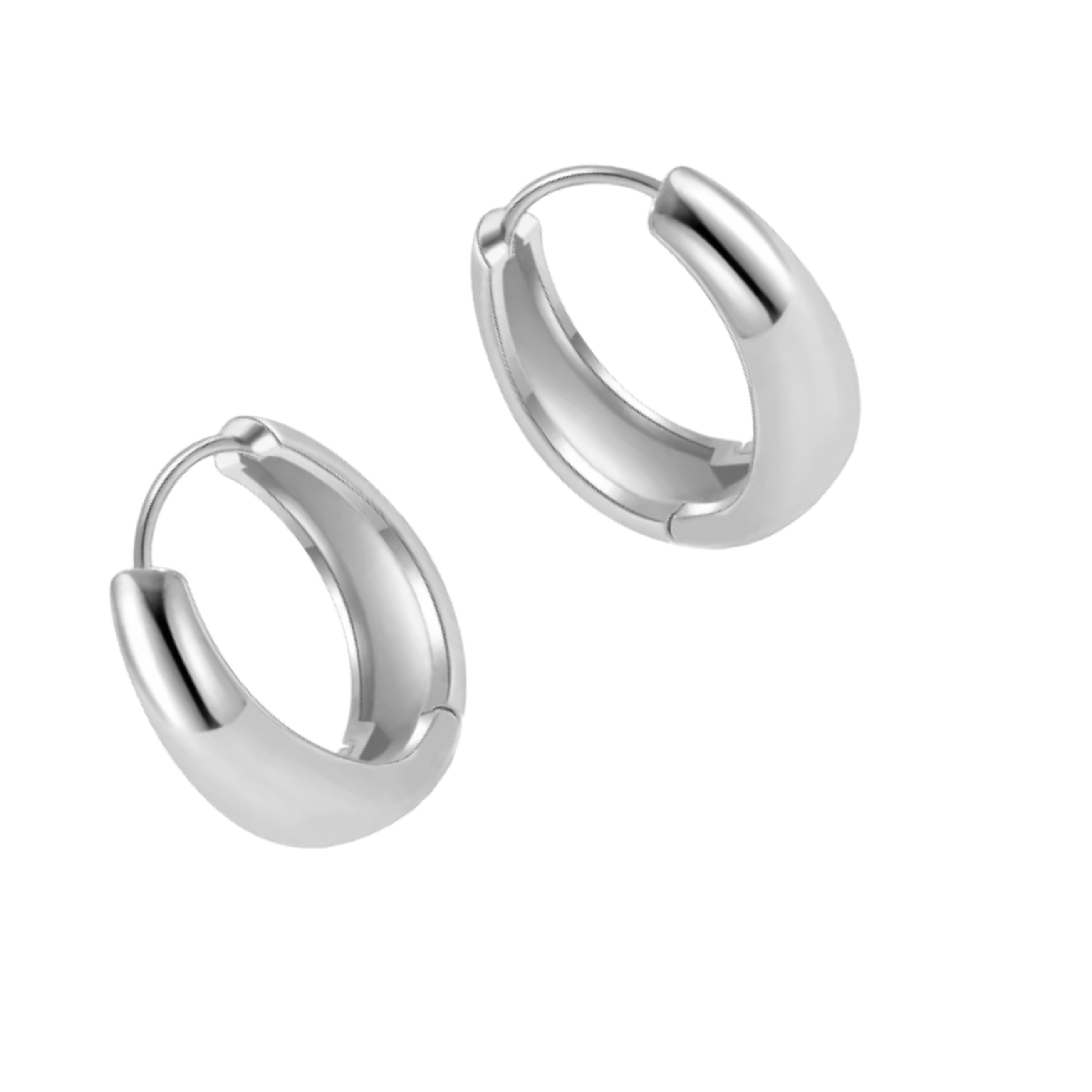 CHARLOTTE Creolen | Ohrring Silber