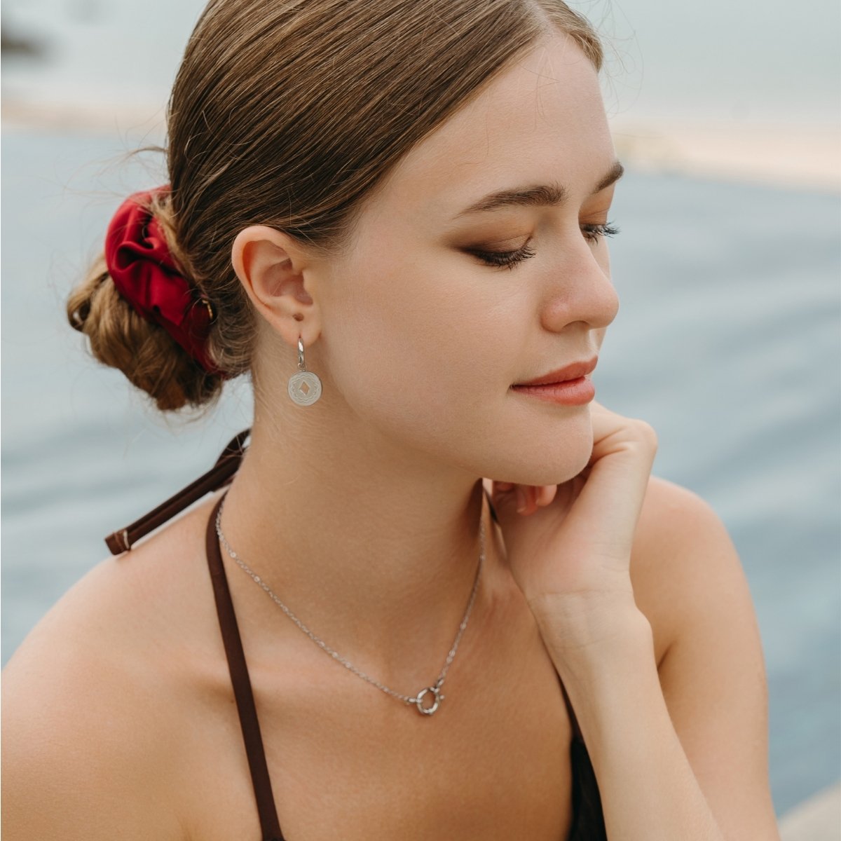NILA Necklace Silver