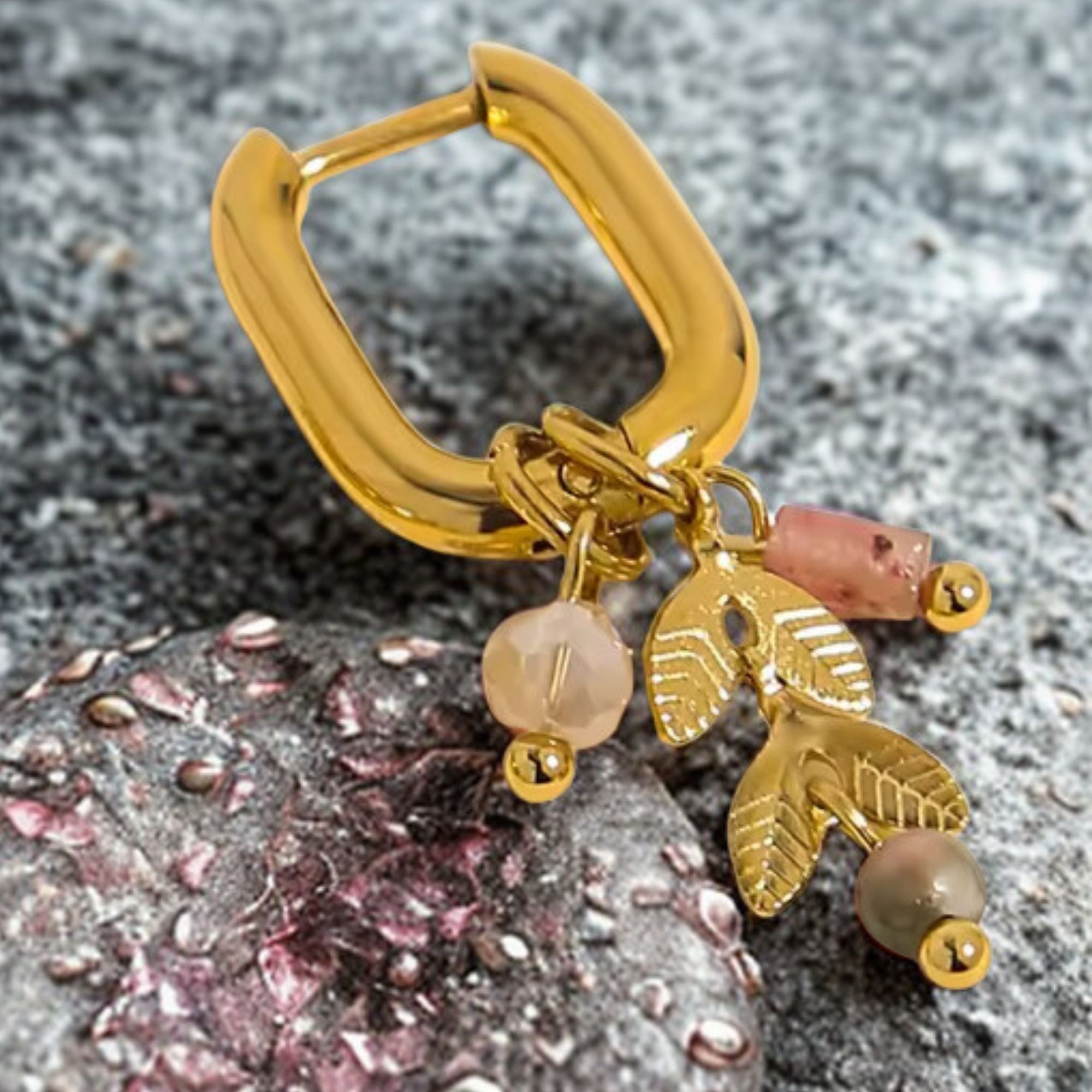 MARY Gold/Rose Huggie (waterproof)
