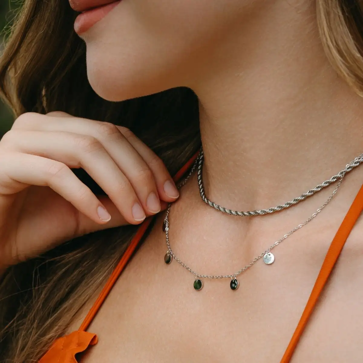 NIVA Necklace Silver
