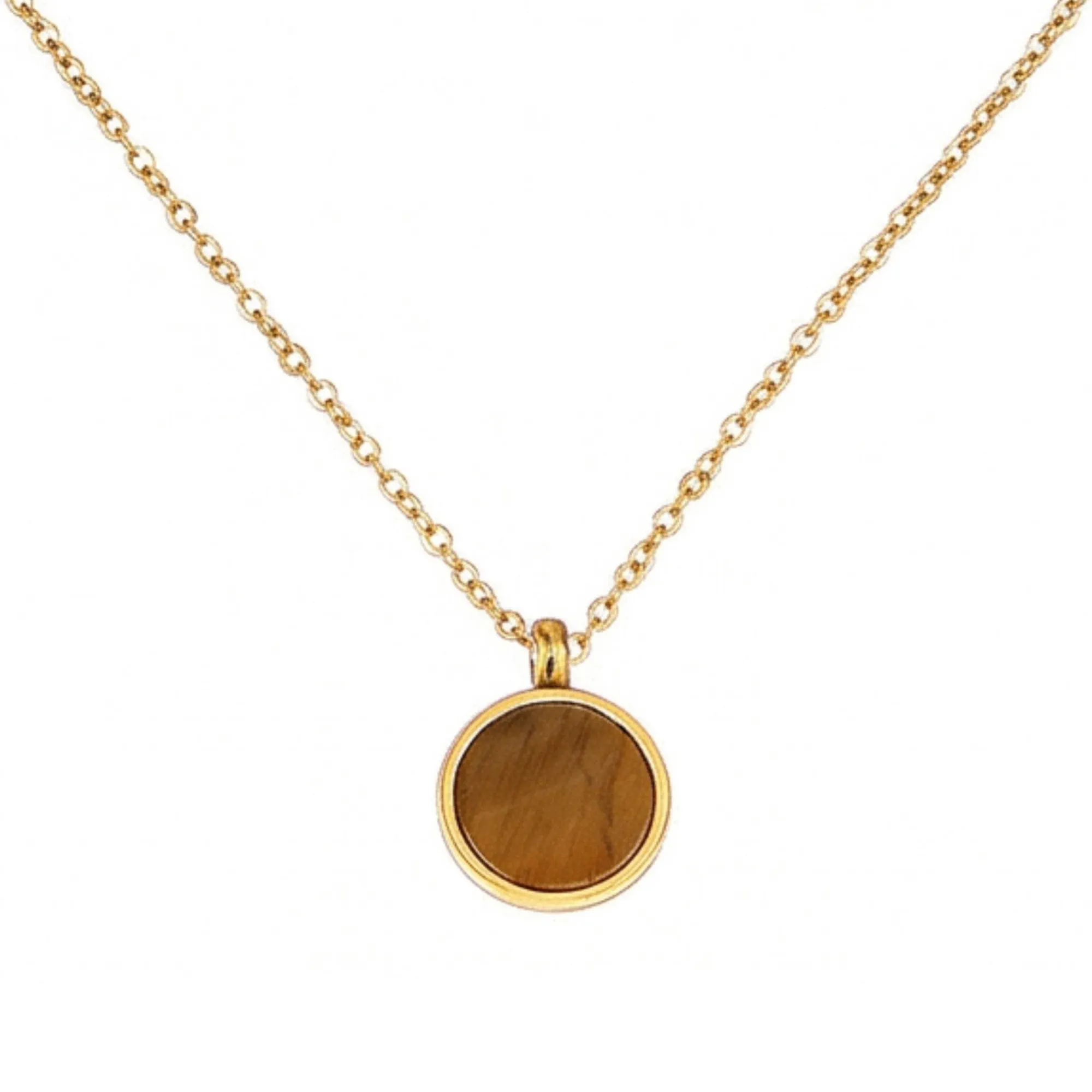 IRIS Halskette Gold/ Tiger Eye