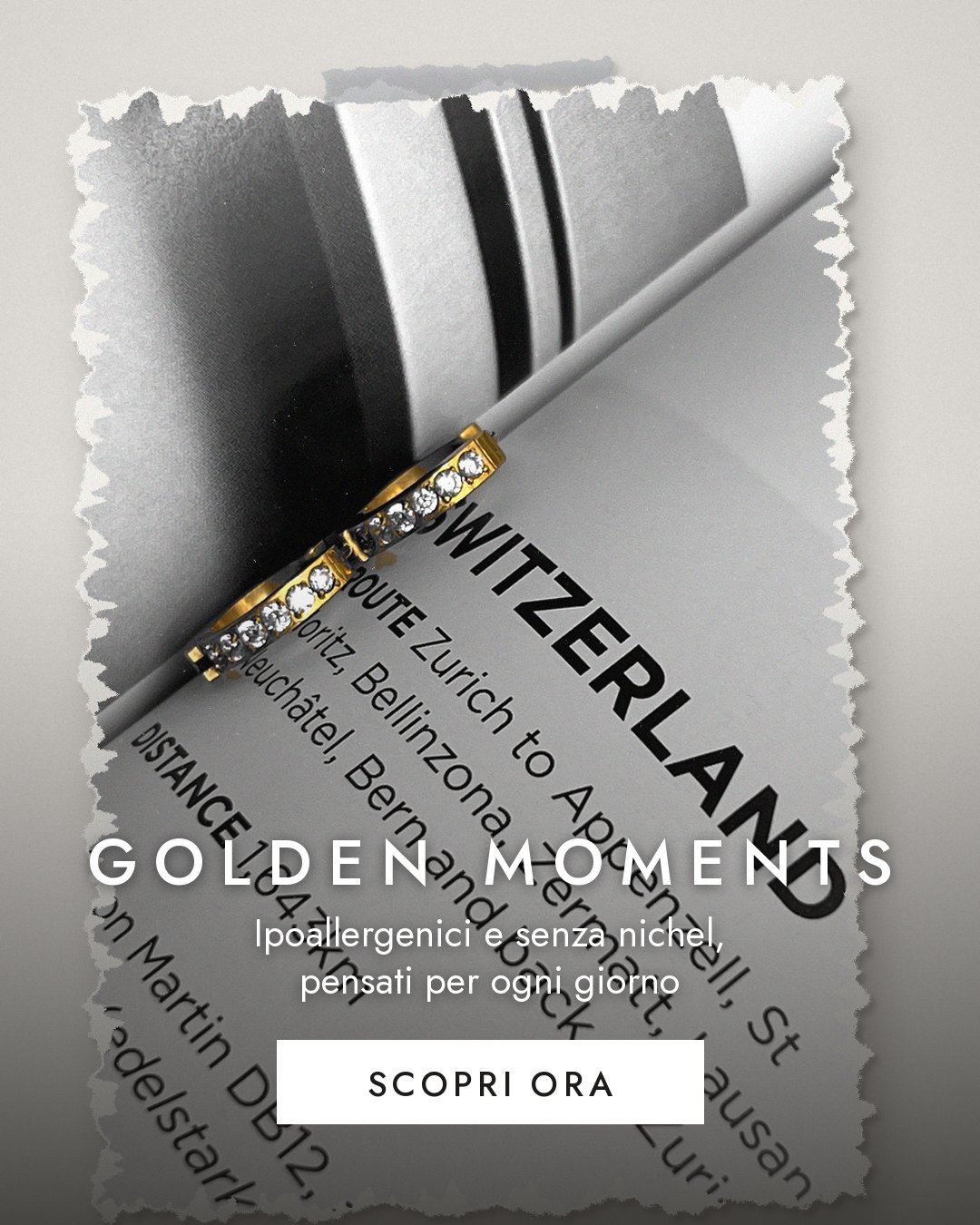 GOLDEN MOMENTS: orecchini ipoallergenici e senza nichel di JEVAANI