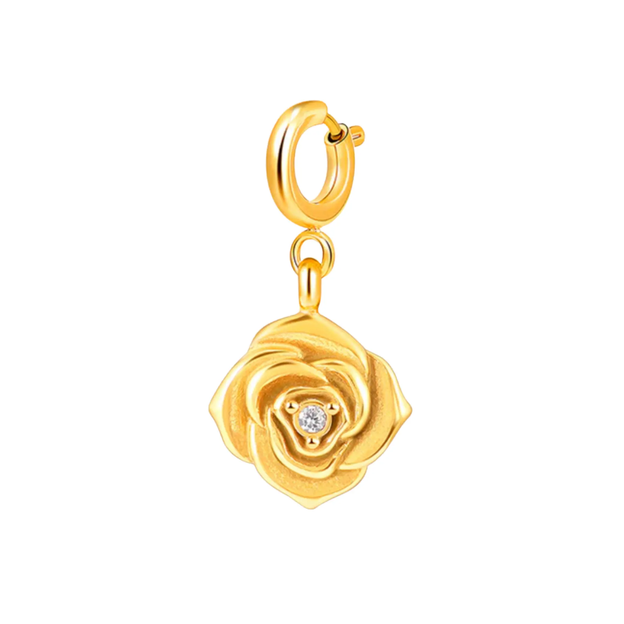 FLOWER Charm Gold