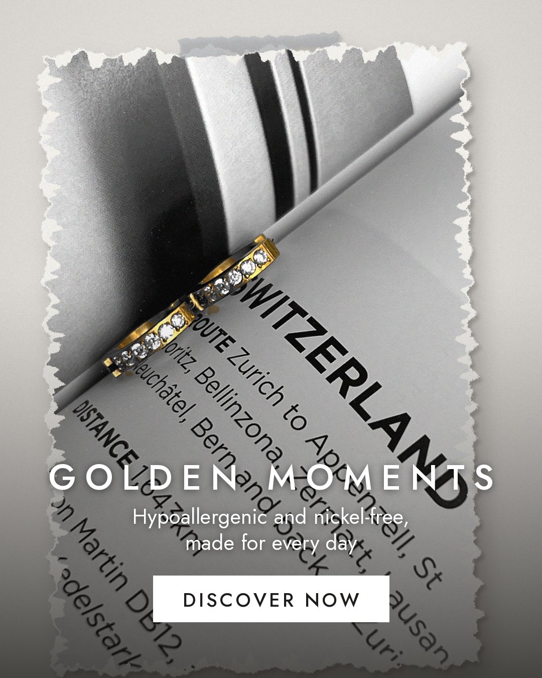 GOLDEN MOMENTS: hypoallergenic and nickel-free earrings by JEVAANI