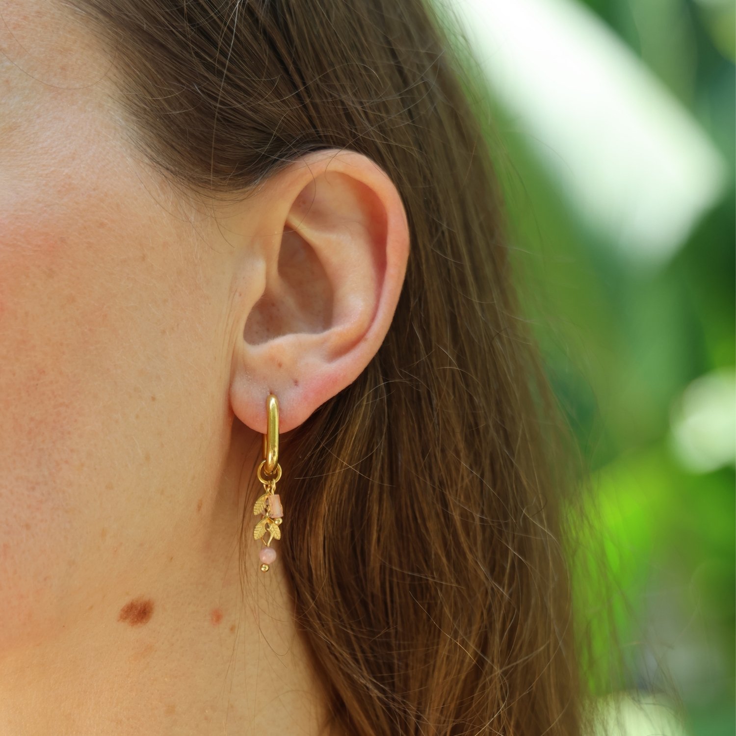 MARY Gold/Rose Huggie (waterproof)