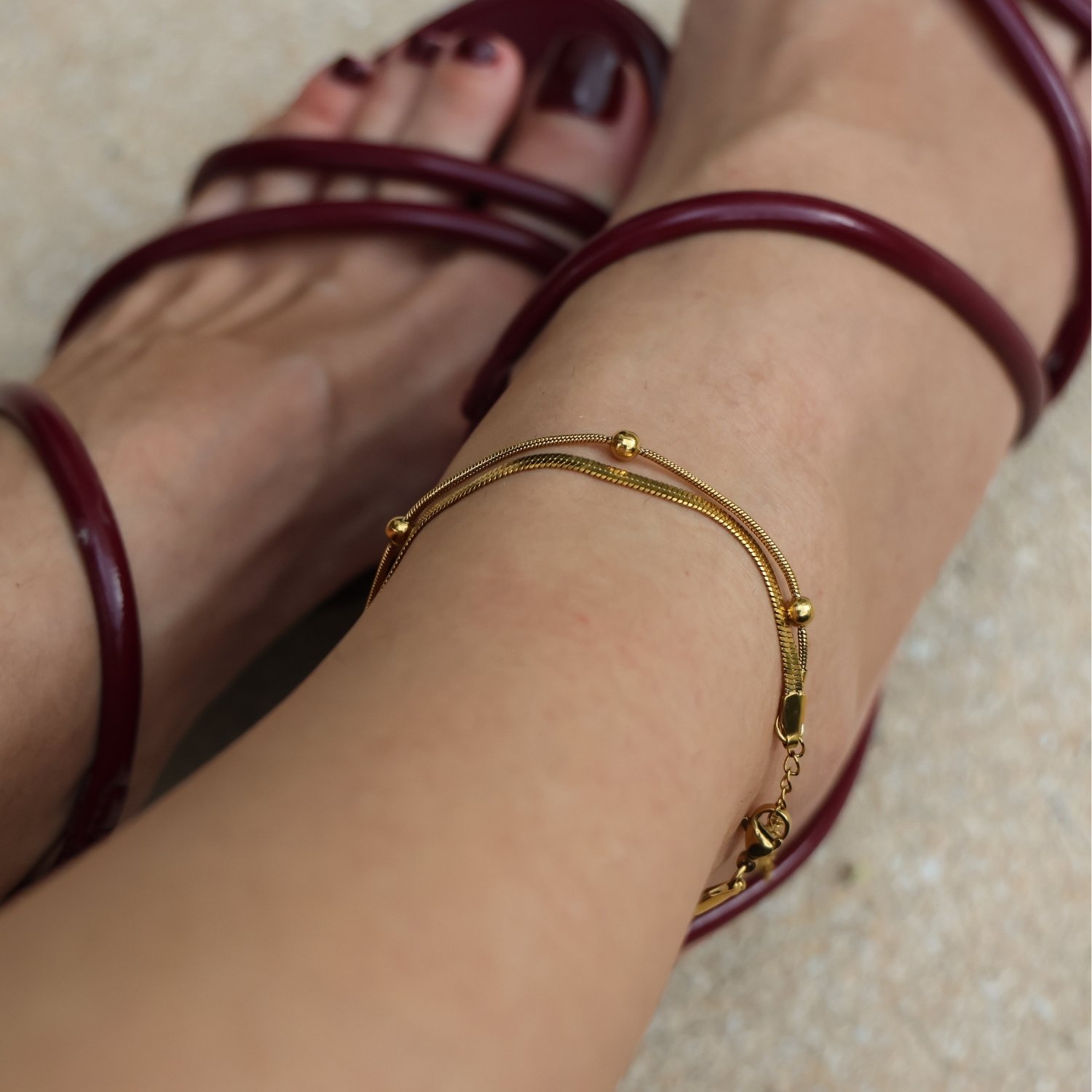 FREYA Anklet Gold