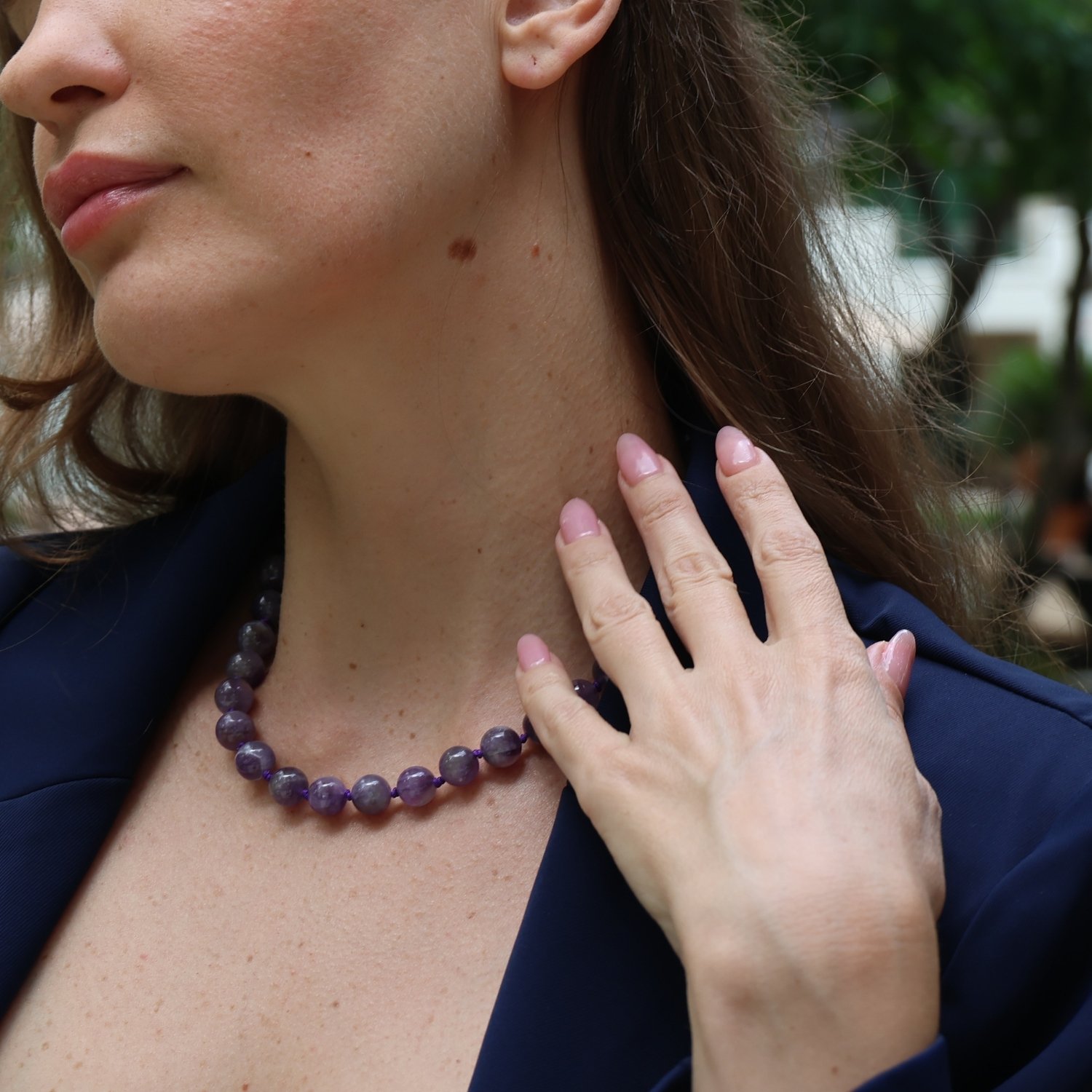 AURA Halskette Amethyst
