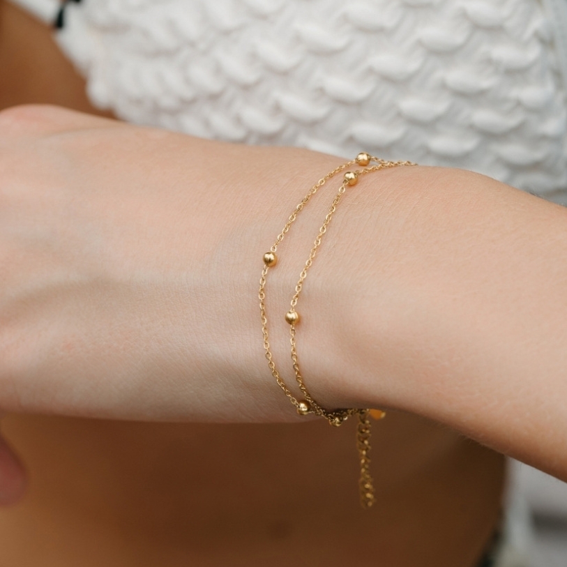 LIVIA Armband Gold / Silber 