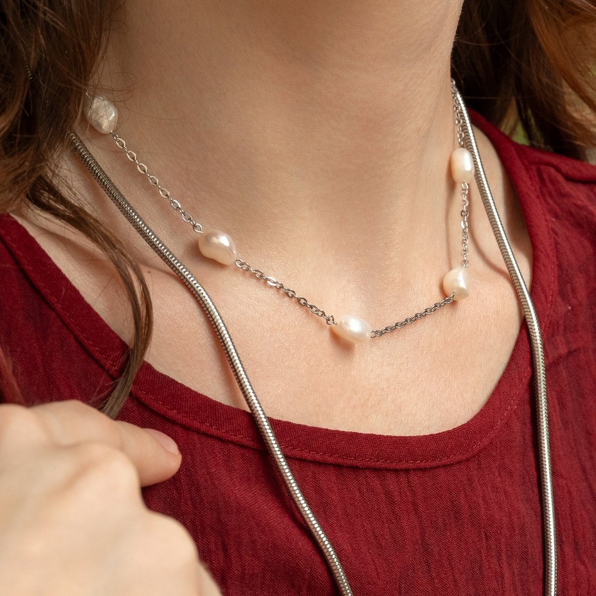 KIRA Necklace Silver